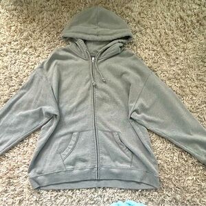 Oversized Zip-Up Hoodie